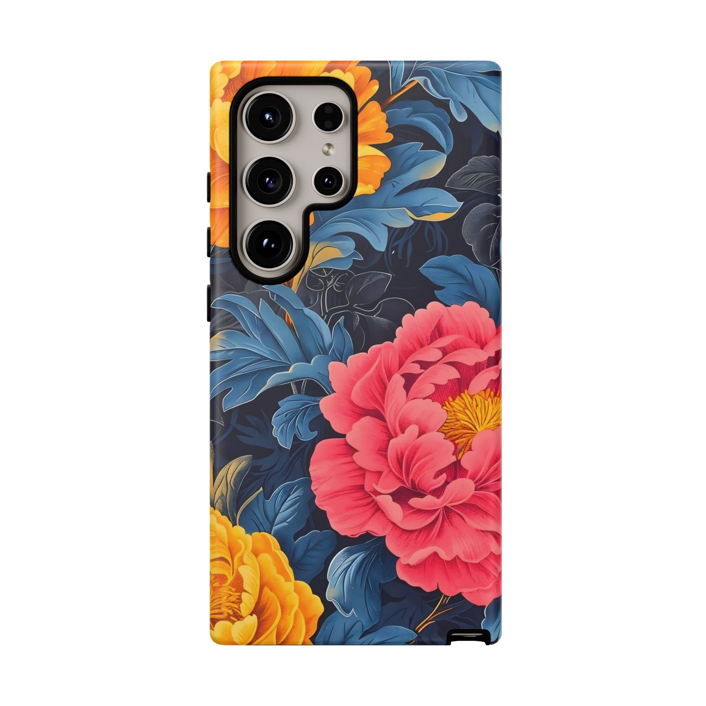 Floral Phone Case, Tough Cases, Stylish Mobile Cover, Gifts for Her, Phone Accessories, Unique Flower Design