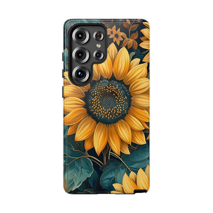 Sunflower Phone Case - Bright Floral Design, Stylish Tough Cover for Sunflower Lovers, Gift for Plant Enthusiasts, Mom Gift, Nature Lovers