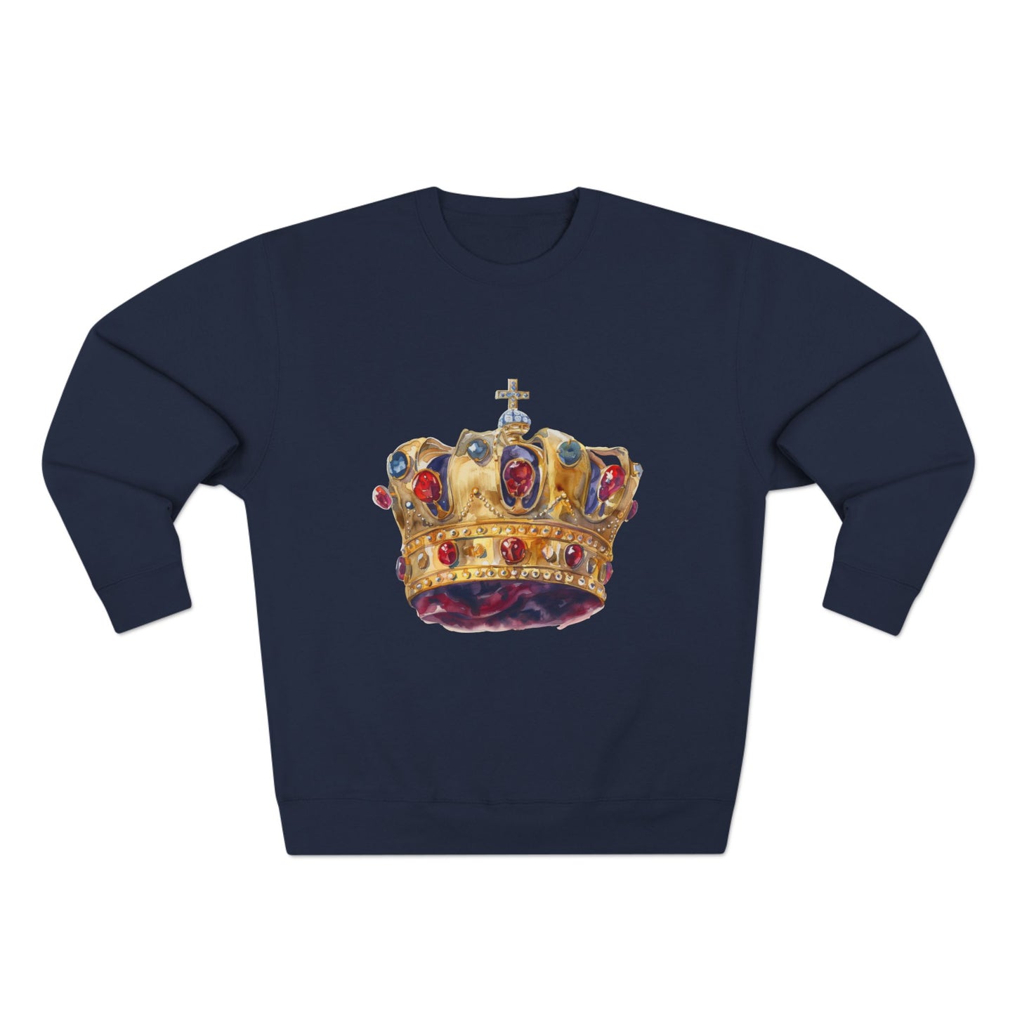 Unisex Crewneck Sweatshirt - Classy British Royal Crown