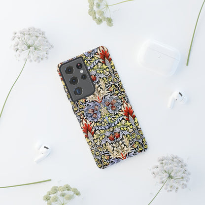 Stylish Phone Case - Floral Design, Tough Cases, Gift for Her, Phone Accessories, Trendy Tech, Unique Cell Phone Cover
