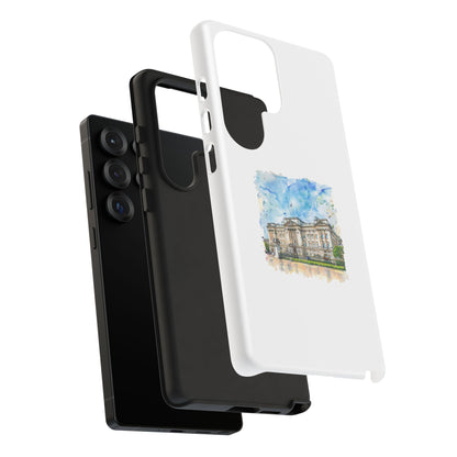 Artistic Phone Case - Watercolor Architecture Design