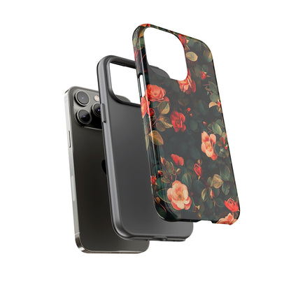 Floral Phone Case - Elegant Floral Design, Tough Protective Case, Perfect Gift for Her, Trendy Phone Accessories, Mother’s Day, Birthday