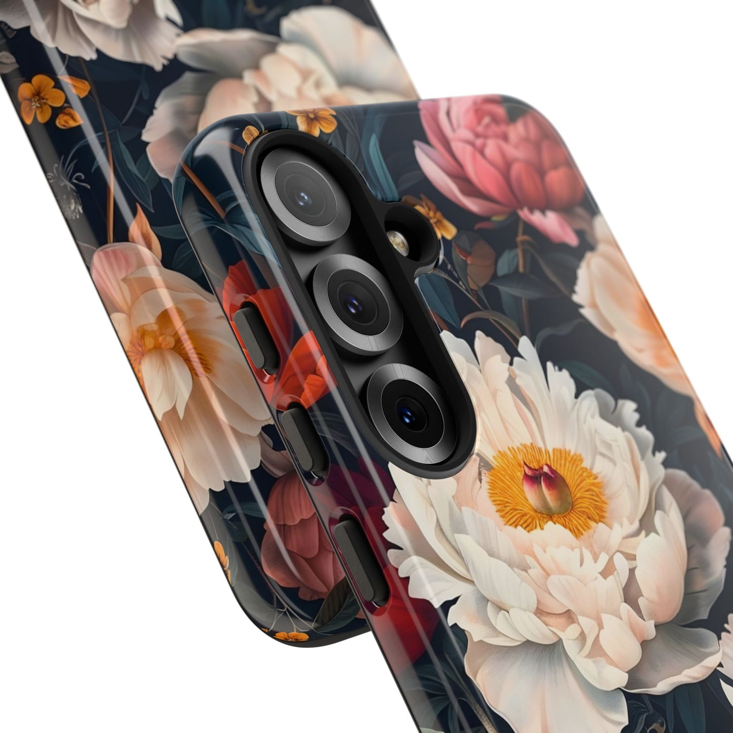 Floral Phone Case, Tough Phone Cover, Flower Design, Unique Gift for Her, Trendy Accessory, Spring Decor
