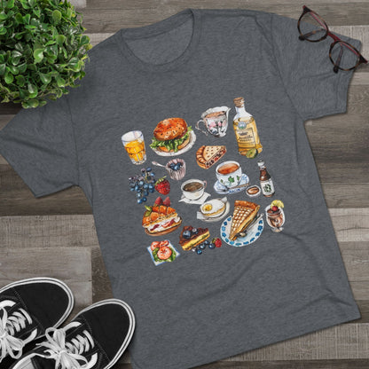 Vintage England Cozy Unisex Tri-Blend Crew Tee