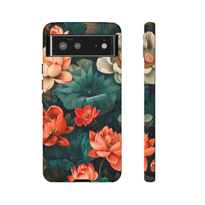 Flower Phone Case, Floral Phone Cover, Tough Case for Floral Lovers, Gift for Her, Stylish Tech Accessories