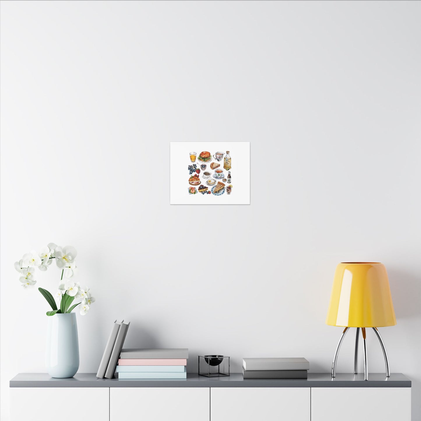 Breakfast Feast Canvas Print, Food Art, Kitchen Decor, Gifting for Food Lovers, Brunch Vibes, Wall Art