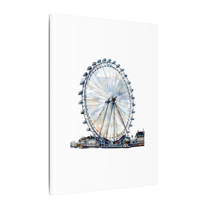 London Eye Canvas Print, Wall Art Decor, Travel Gift, Home Decoration, Unique Art Piece