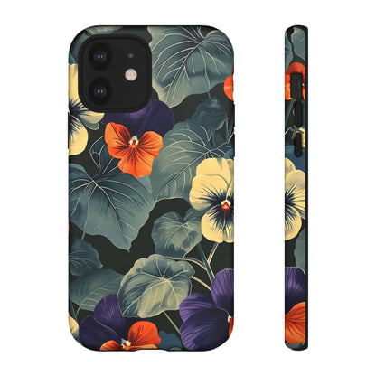 Tough Cases Floral iPhone Case, Tough Phone Cover, Stylish Floral Design, Gift for Her, Summer Vibe, Durable Protective Case