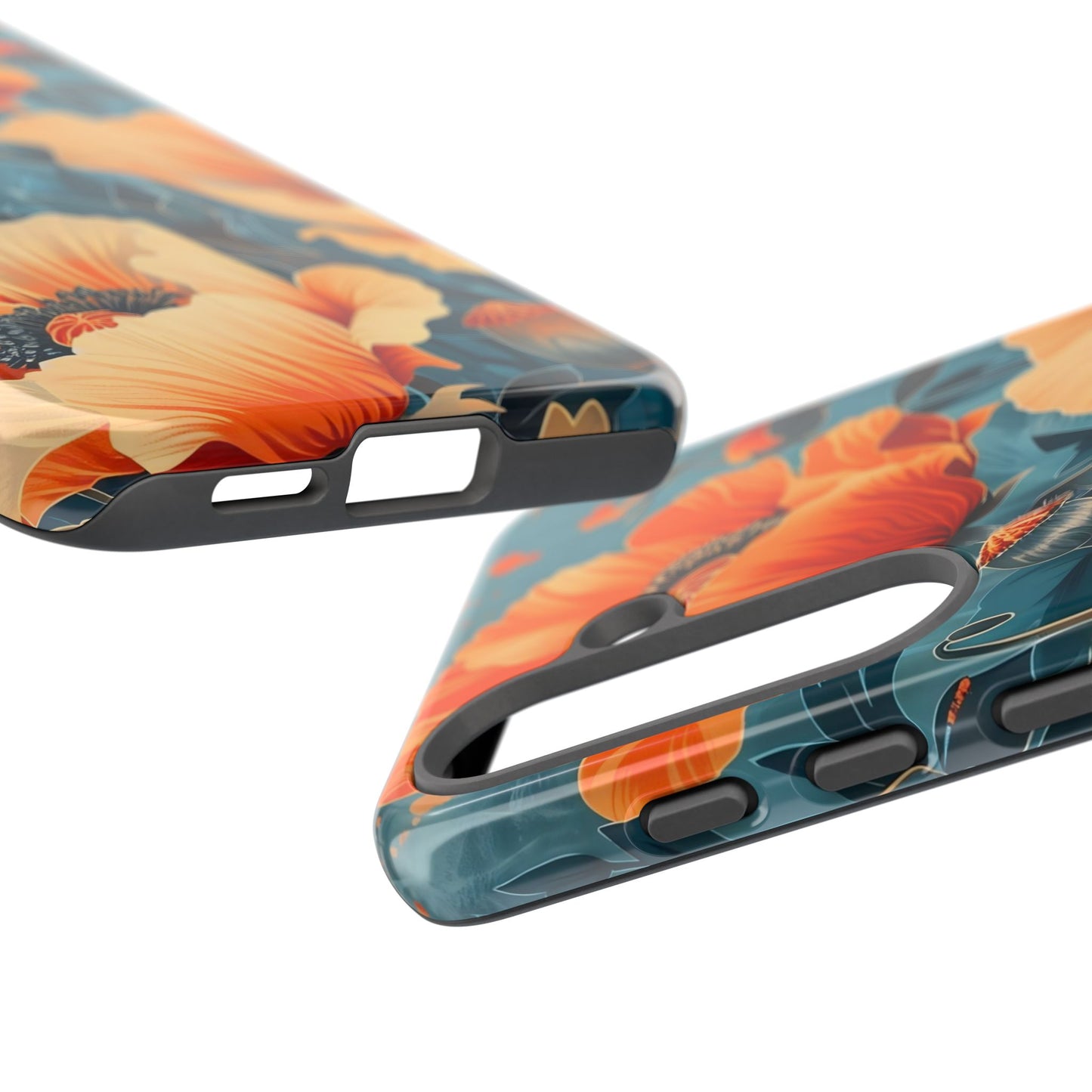 Floral Phone Case, Tough Cases for Protection and Style, Spring Aesthetic, Gift for Her, Phone Accessory for Nature Lovers