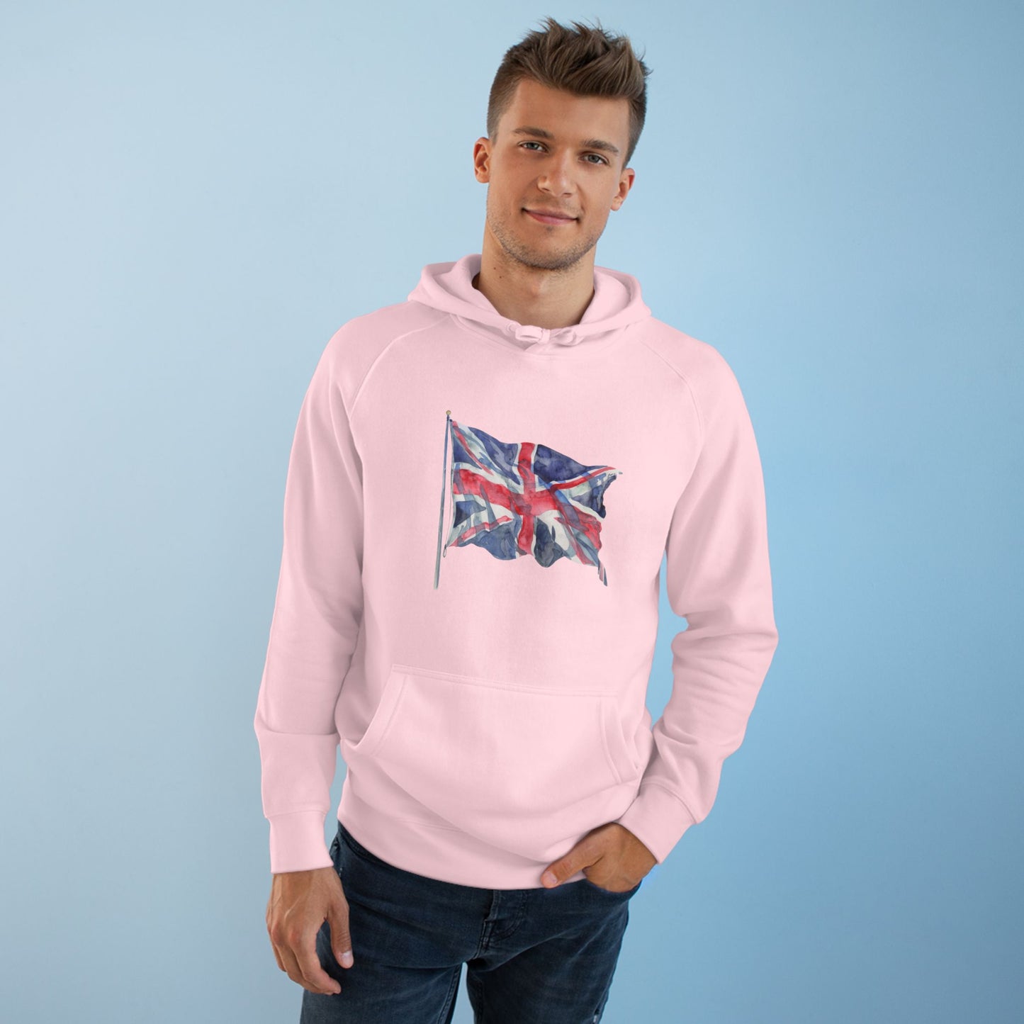 Adorable Unisex Hoodie - British Flag