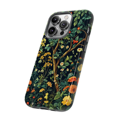 Floral Phone Case - Tough Cases, Colorful Nature Design, Gift for Flower Lovers, Phone Accessory, Unique Cell Phone Cover
