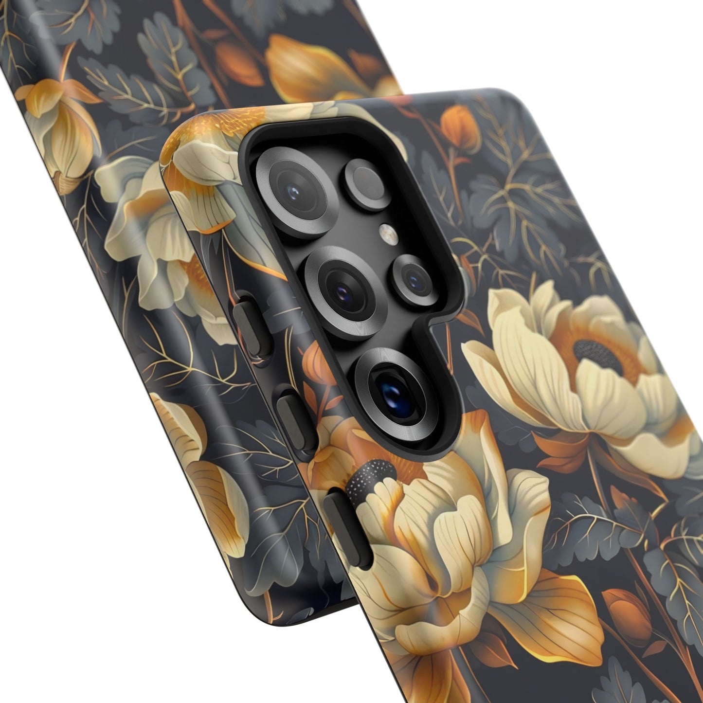 Floral Phone Case - Tough Cases, Stylish Mobile Cover, Flower Design, Holiday Gift, Trendy Accessory, Eco-Friendly Case