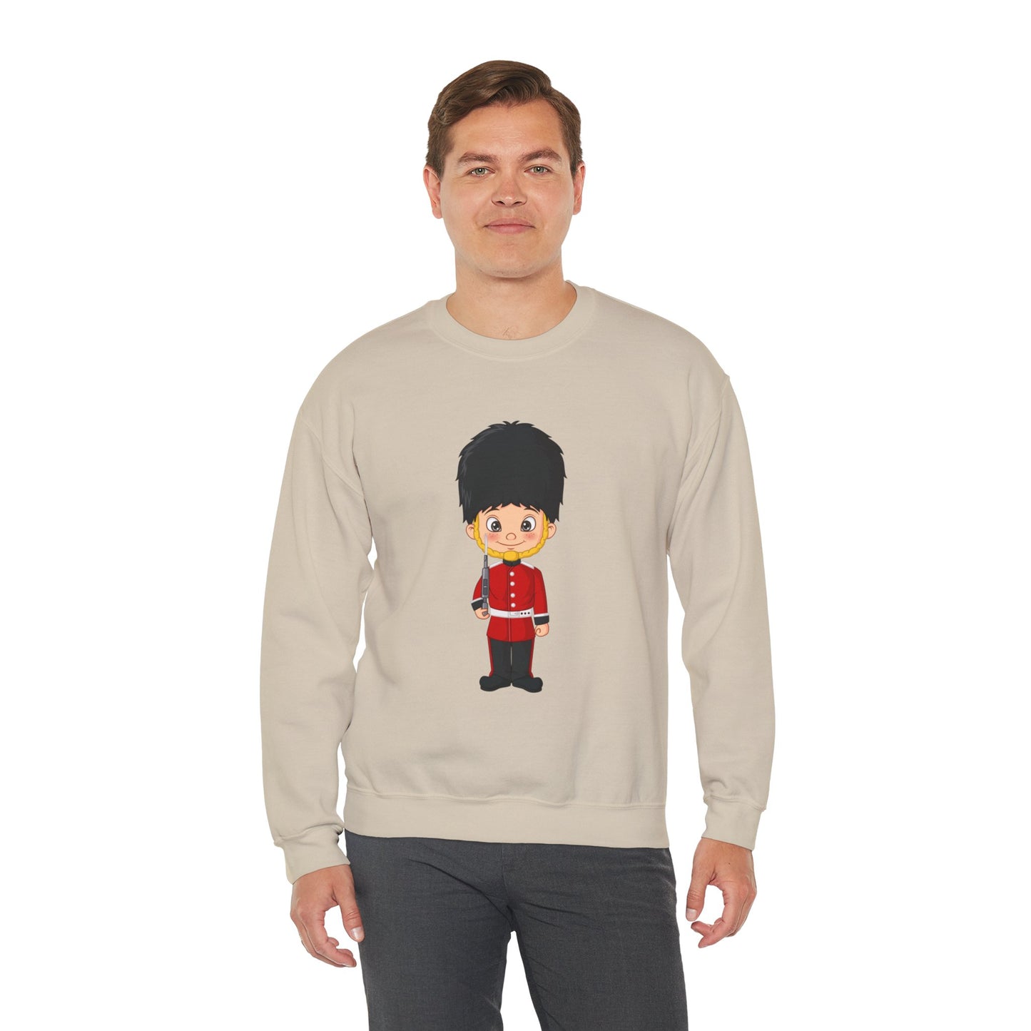Unisex Heavy Blend™ Crewneck Sweatshirt Classy - Soldier - Classic Military Elegance and Honorable