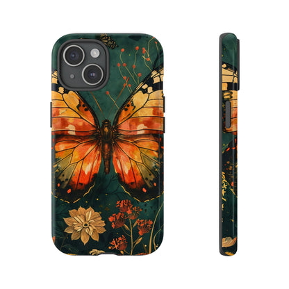 Butterfly Phone Case – Tough Cases for Nature Lovers, Floral Design, Butterfly Art, Unique Gift, Eco-Friendly Protection