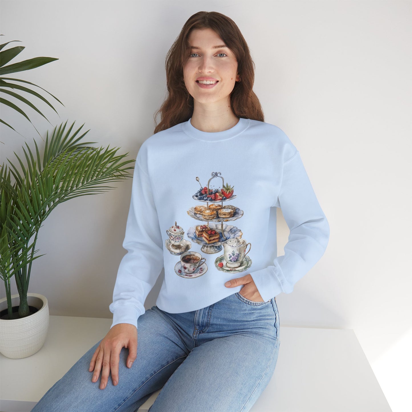 Unisex Heavy Blend™ Crewneck Sweatshirt - Pomp and Plate - Traditional Royal British Meals