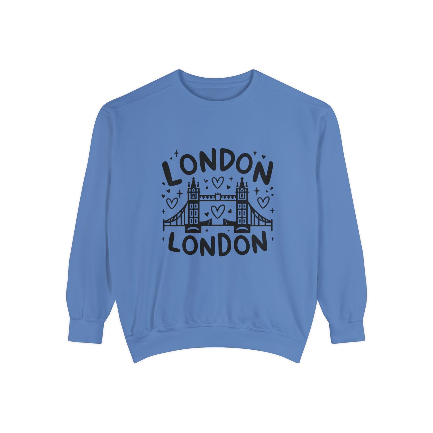 Unisex Garment-Dyed Sweatshirt Durable - Peaceful London