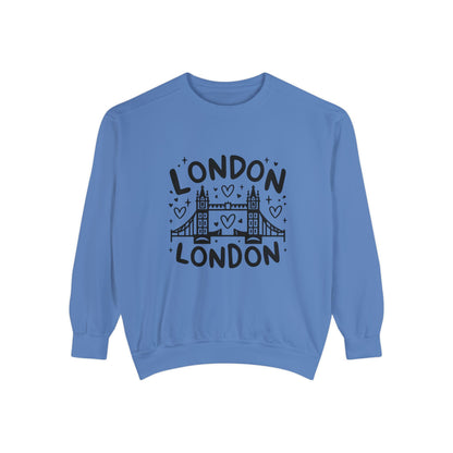 Unisex Garment-Dyed Sweatshirt Durable - Peaceful London