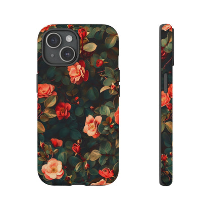Floral Phone Case - Elegant Floral Design, Tough Protective Case, Perfect Gift for Her, Trendy Phone Accessories, Mother’s Day, Birthday