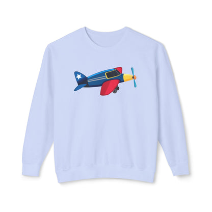 Unisex Lightweight Crewneck Sweatshirt Vintage - Retro Aviation