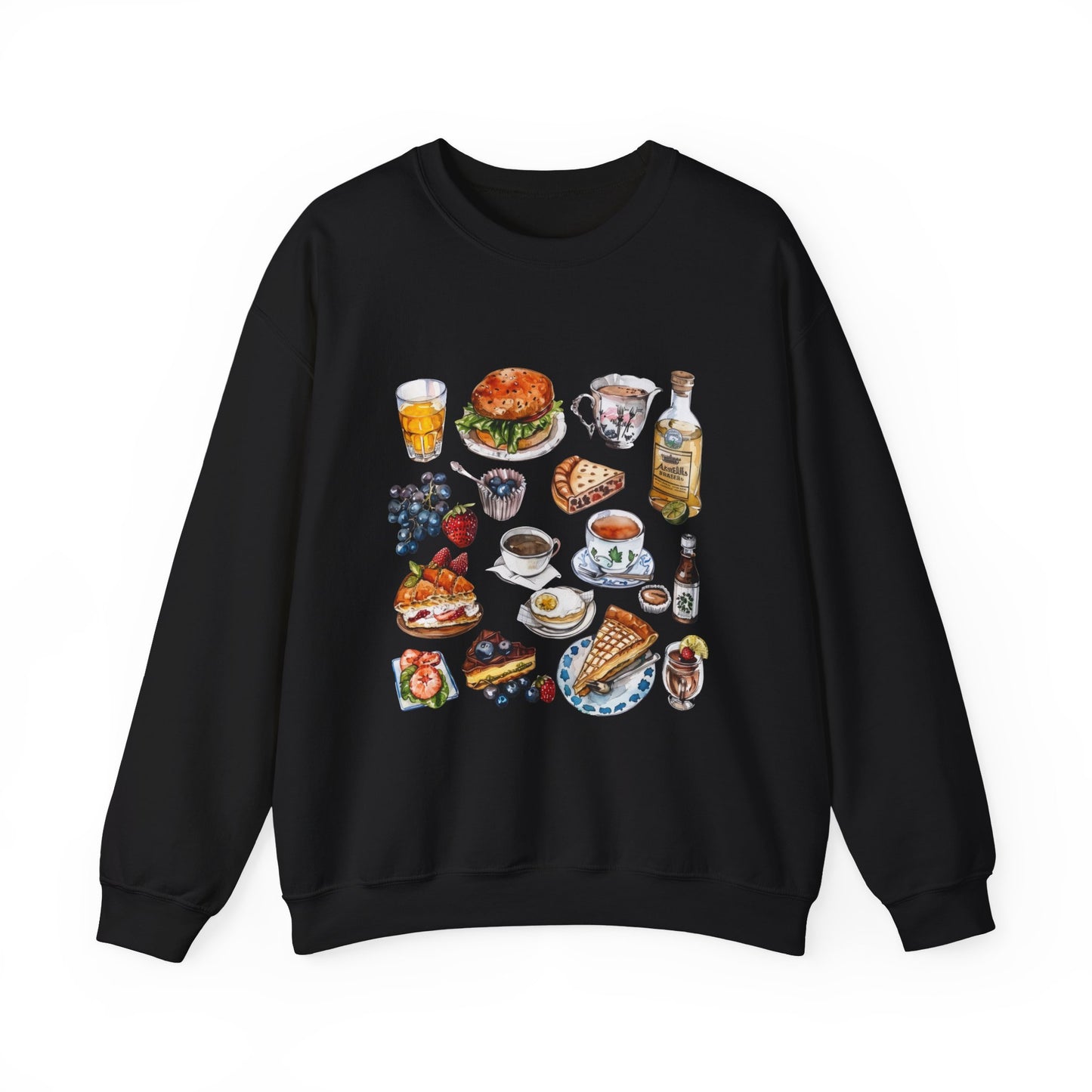 Unisex Heavy Blend™ Crewneck Sweatshirt Trendy - Vintage England Icons