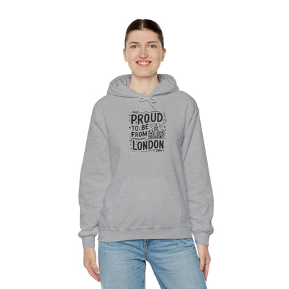 Unisex Heavy Blend™ Hooded Sweatshirt - Proud to be from London
