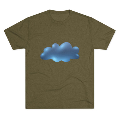 Serene Cloudscape - Dreamy Cloud Classy Unisex Tri-Blend Crew Tee