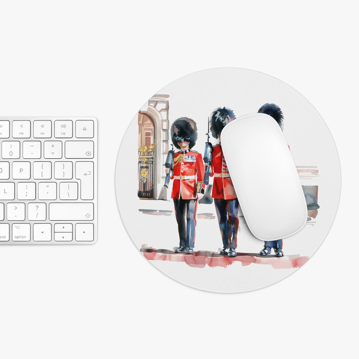 British Guardsmen Mouse Pad, Desktop Decor, Office Gift, Gamer Accessory, Unique Gift for England Lovers, Teacher Supplies