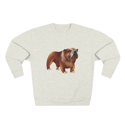 Unisex Crewneck Sweatshirt - Adorable British Dog
