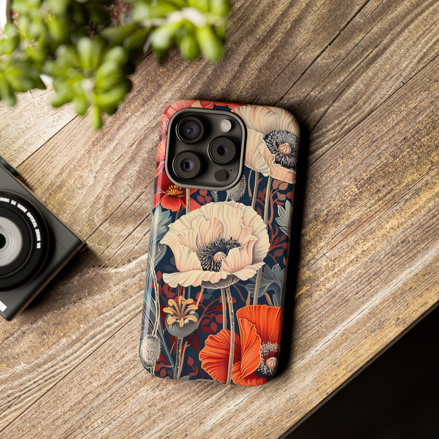 Floral iPhone Case - Tough Cases, Stylish Phone Cover, Durable Protection, Floral Design, Gift for Nature Lovers, Trendy Cell Phone [...]