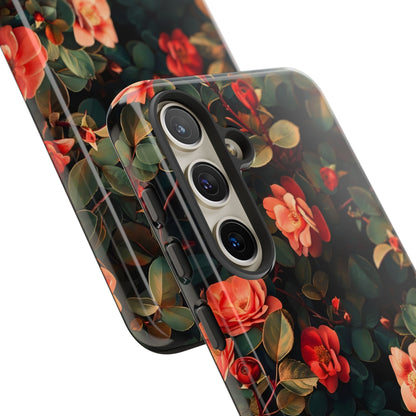 Floral Phone Case - Elegant Floral Design, Tough Protective Case, Perfect Gift for Her, Trendy Phone Accessories, Mother’s Day, Birthday