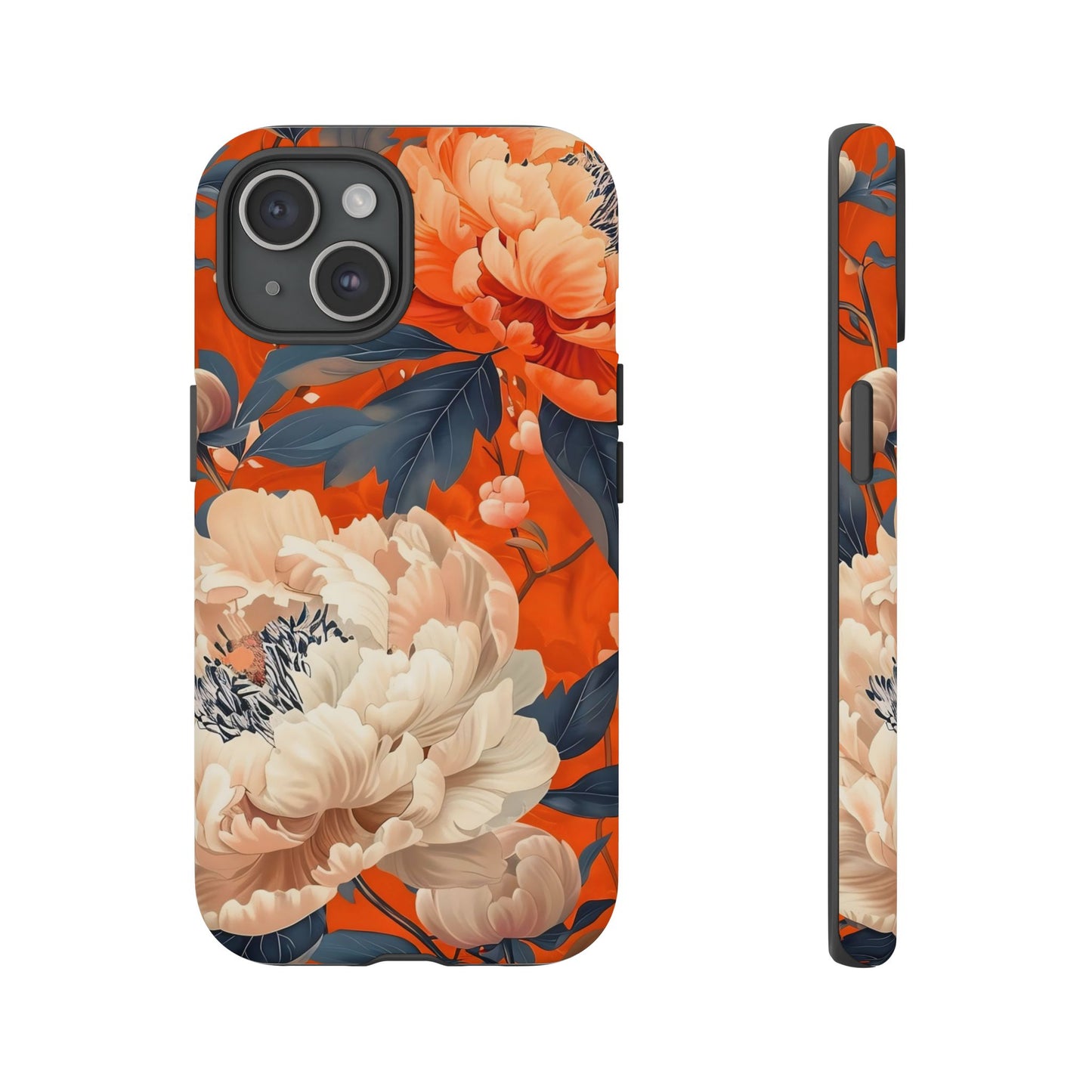 Floral Tough Case, Durable Floral Phone Case, Stylish Protection Case, Gift for Her, Spring Accessories, Mother’s Day Gift