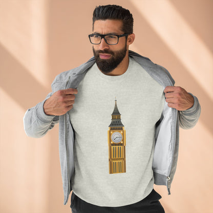 Unisex Crewneck Sweatshirt - Iconic Big Ben Clock Tower