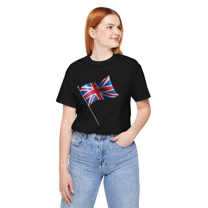 Unisex Jersey Short Sleeve Tee - Classic UK Flag Design - Union Jack Symbol