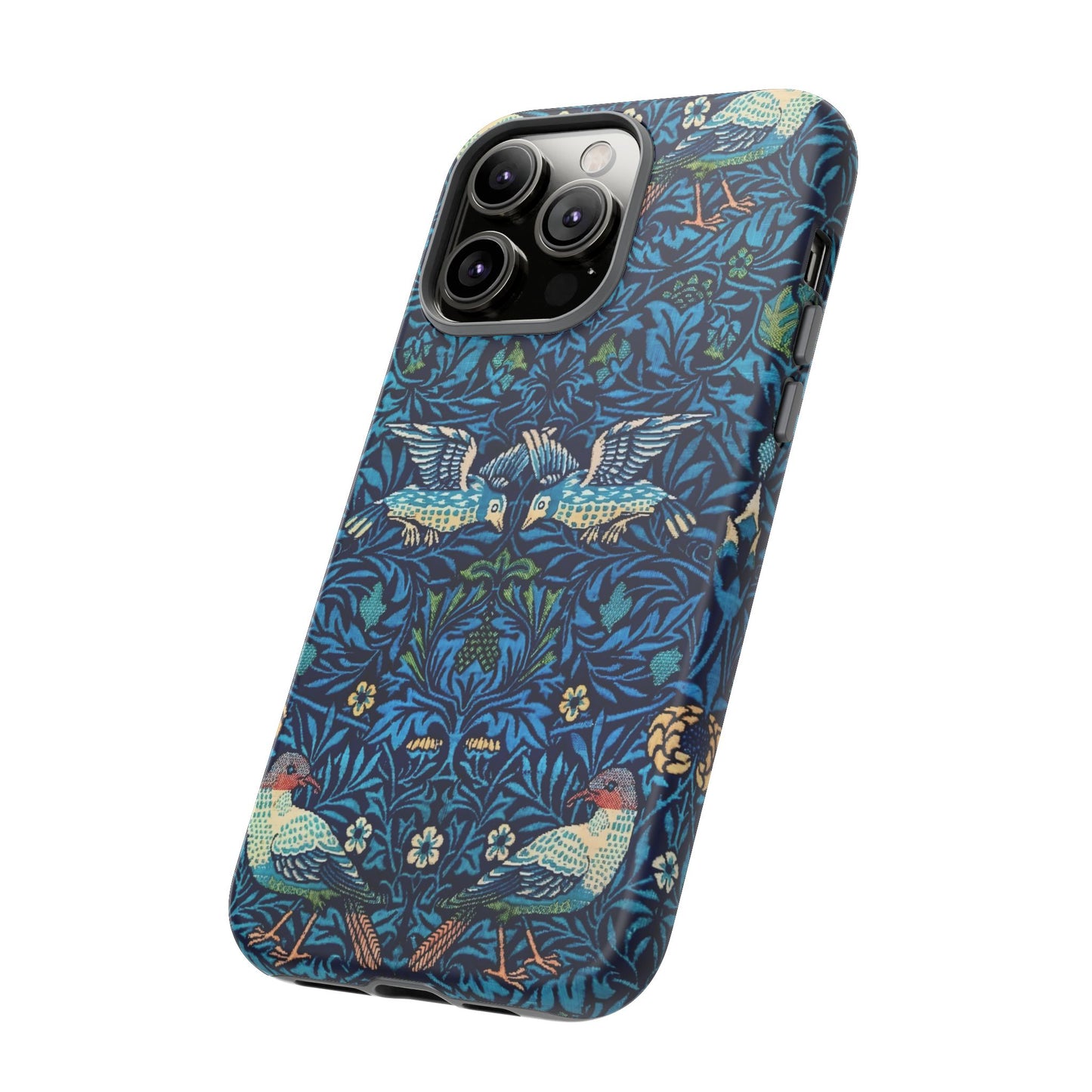 Elegant Bird Pattern Phone Case | Nature Lover Gift, Stylish Mobile Cover, Floral Design, Eco-Friendly, Unique Cell Phone Protector