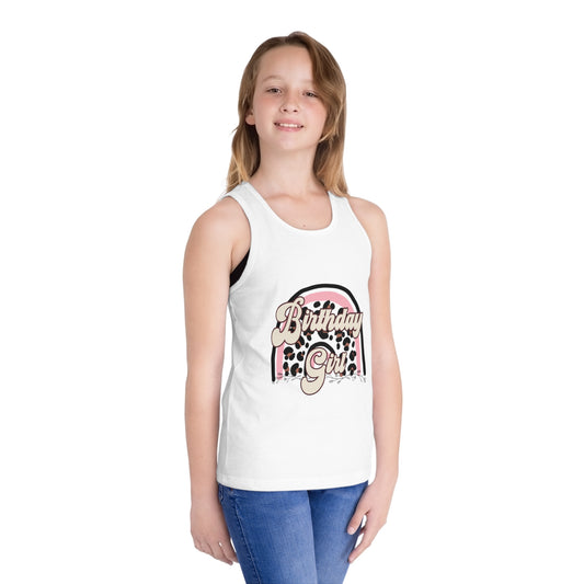 Birthday Girl Jersey Tank Top for Kids