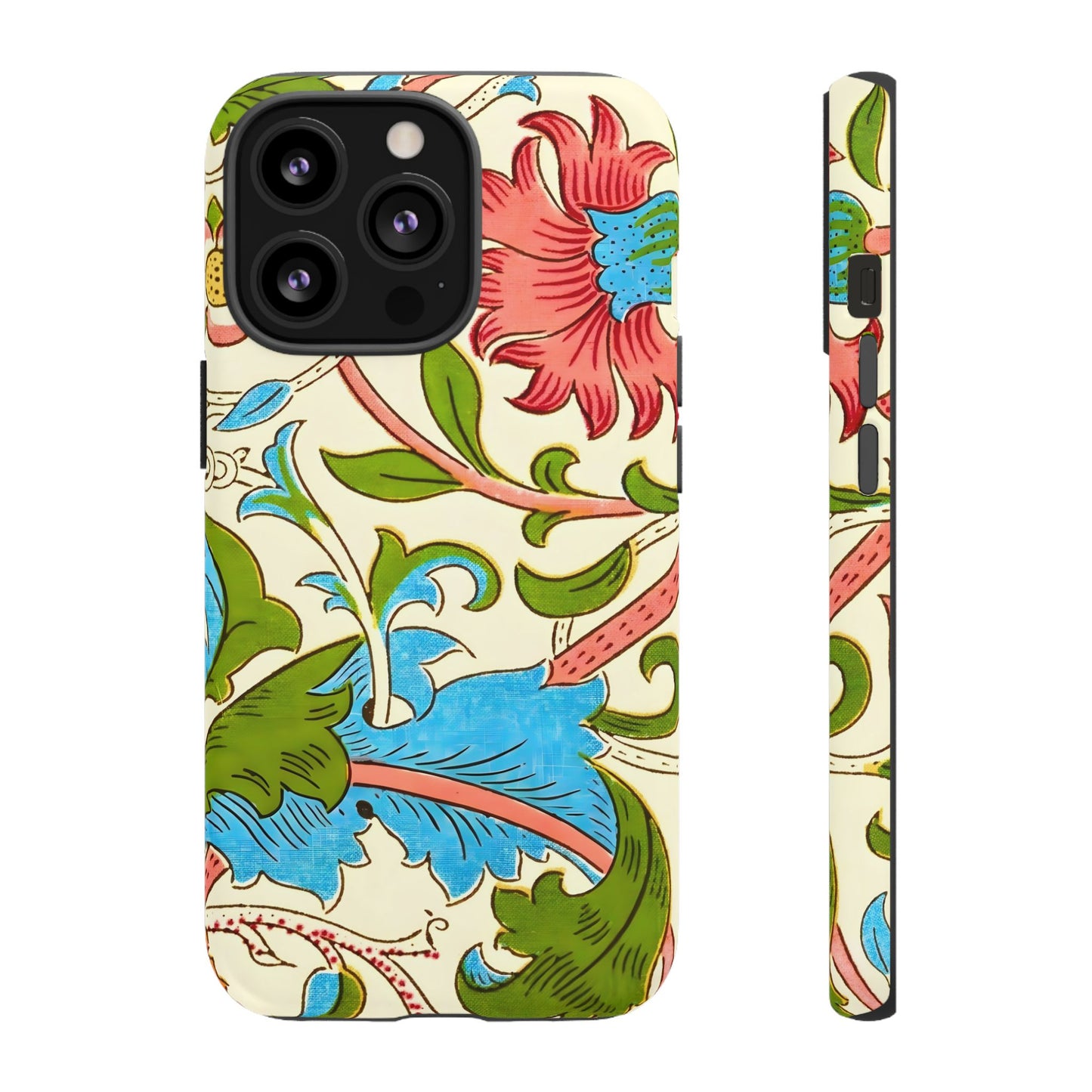 Tough Floral Phone Case - Artistic Smartphone Cover, Floral Print Gift, Protective Case | For Nature Lovers, Stylish Accessory, Phone [...]
