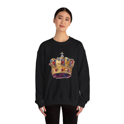 Unisex Heavy Blend™ Crewneck Sweatshirt - British Royal Crown
