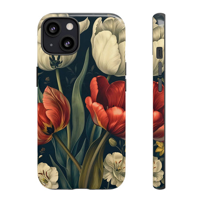 White Flower Tough Cases