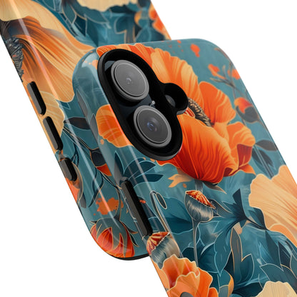 Floral Phone Case, Tough Cases for Protection and Style, Spring Aesthetic, Gift for Her, Phone Accessory for Nature Lovers