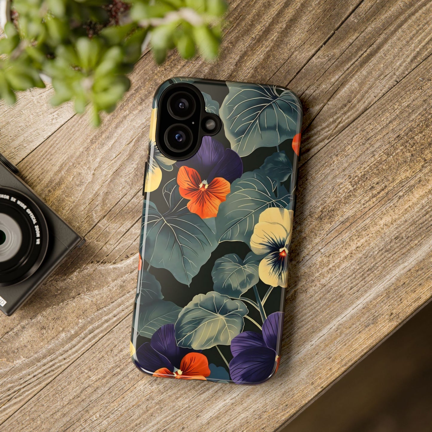 Tough Cases Floral iPhone Case, Tough Phone Cover, Stylish Floral Design, Gift for Her, Summer Vibe, Durable Protective Case