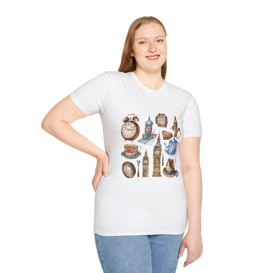 Unisex Softstyle T-Shirt - Timeless Symbols - Iconic England