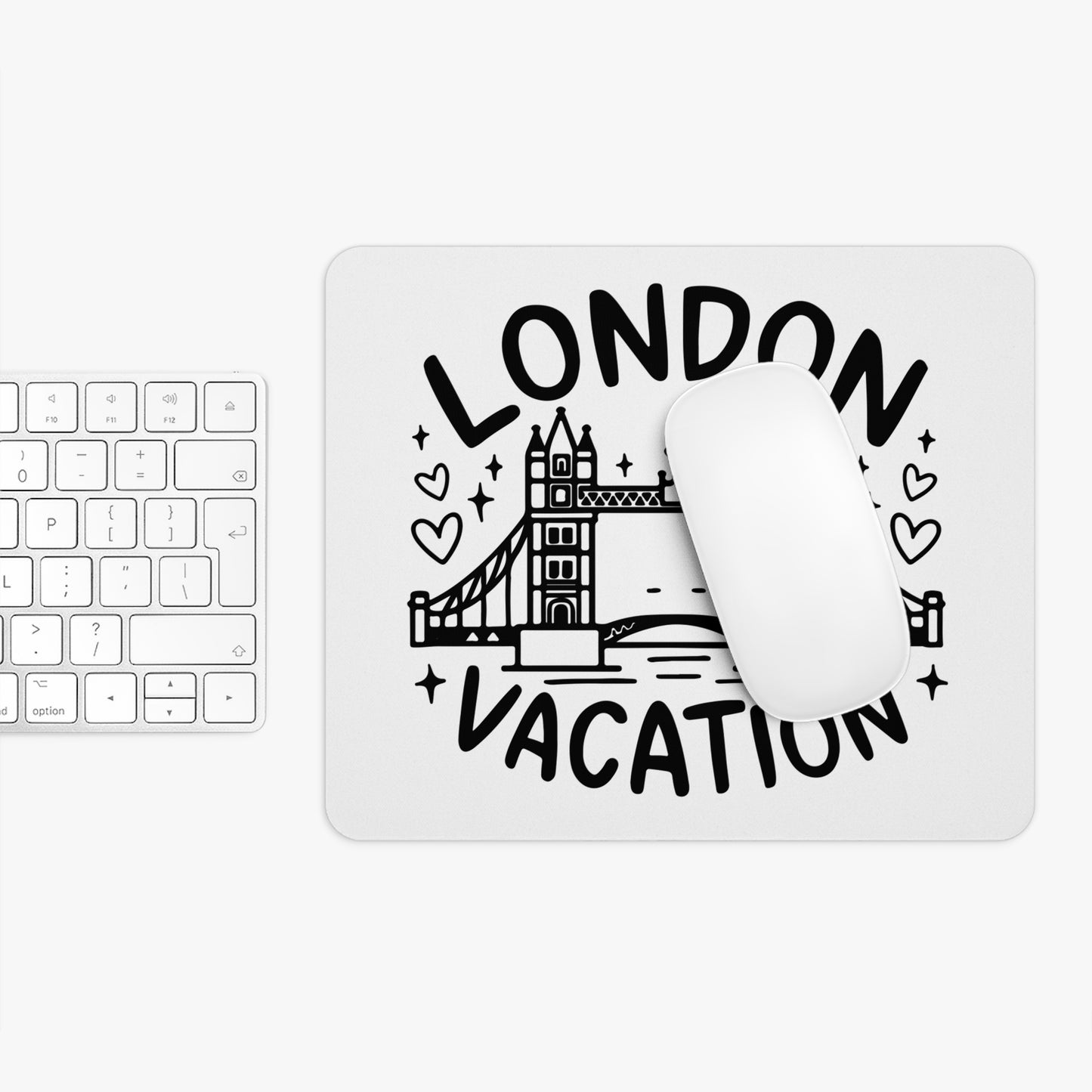 London Vacation Mouse Pad - Perfect Gift for Travelers, Office Decor, Quirky Home Office, Unique Desk Accessory, London-Themed Gift