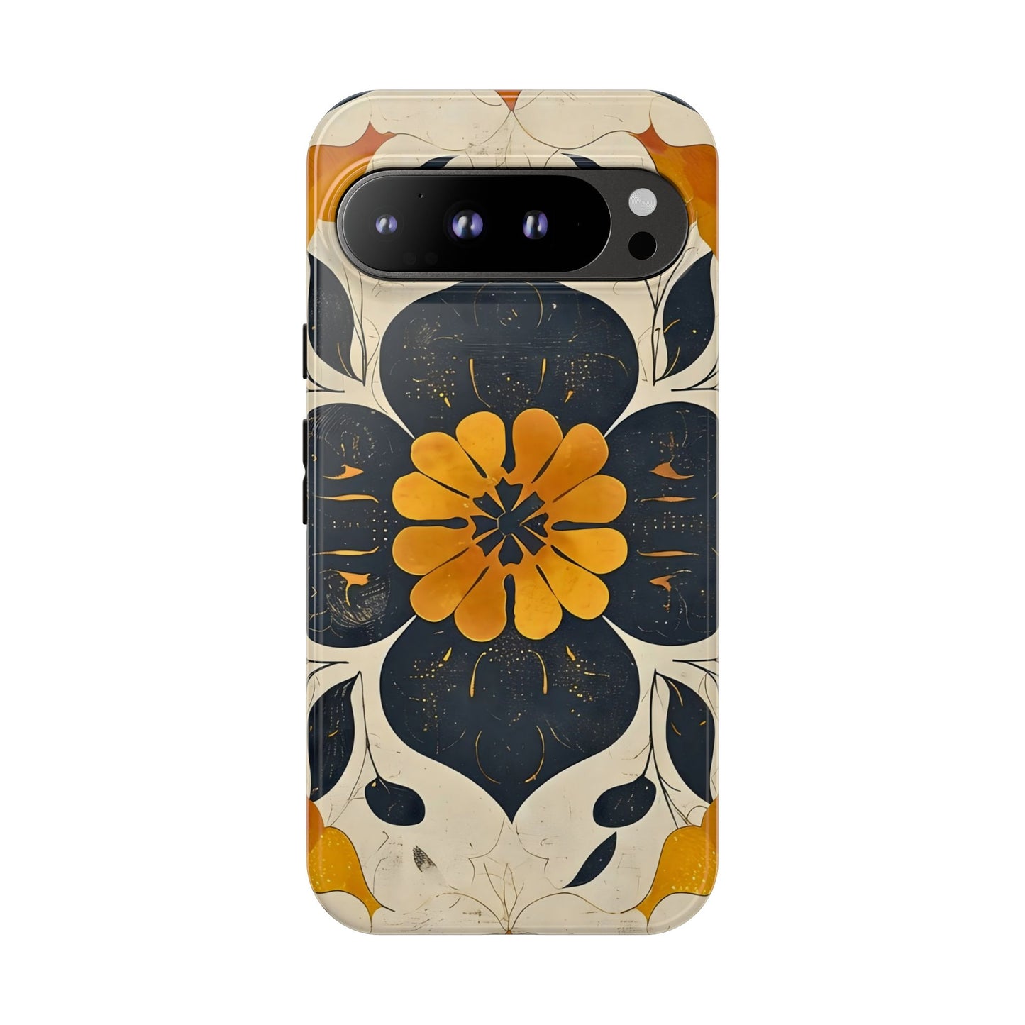 Floral Phone Case - Tough Cases, Botanical iPhone Cover, Vintage Flower Design, Durable Smartphone Protection, Unique Gift Idea