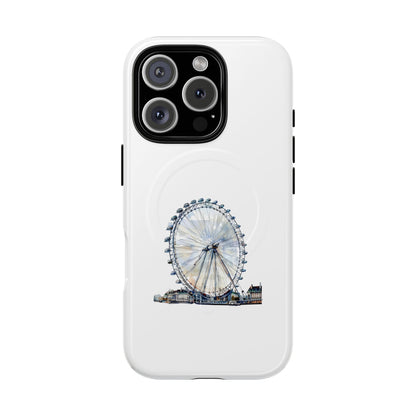 Funky Ferris Wheel Magnetic Case | Tough iPhone Cover, Customized Phone Case, Unique Gift, Festival Accessory, Durable Phone Protection