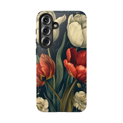 White Flower Tough Cases