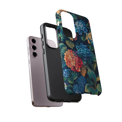 Floral Phone Case, Stylish Tough Case for Gardener Gift, Flower Lover Accessory, Pretty Floral Design, Protective Case