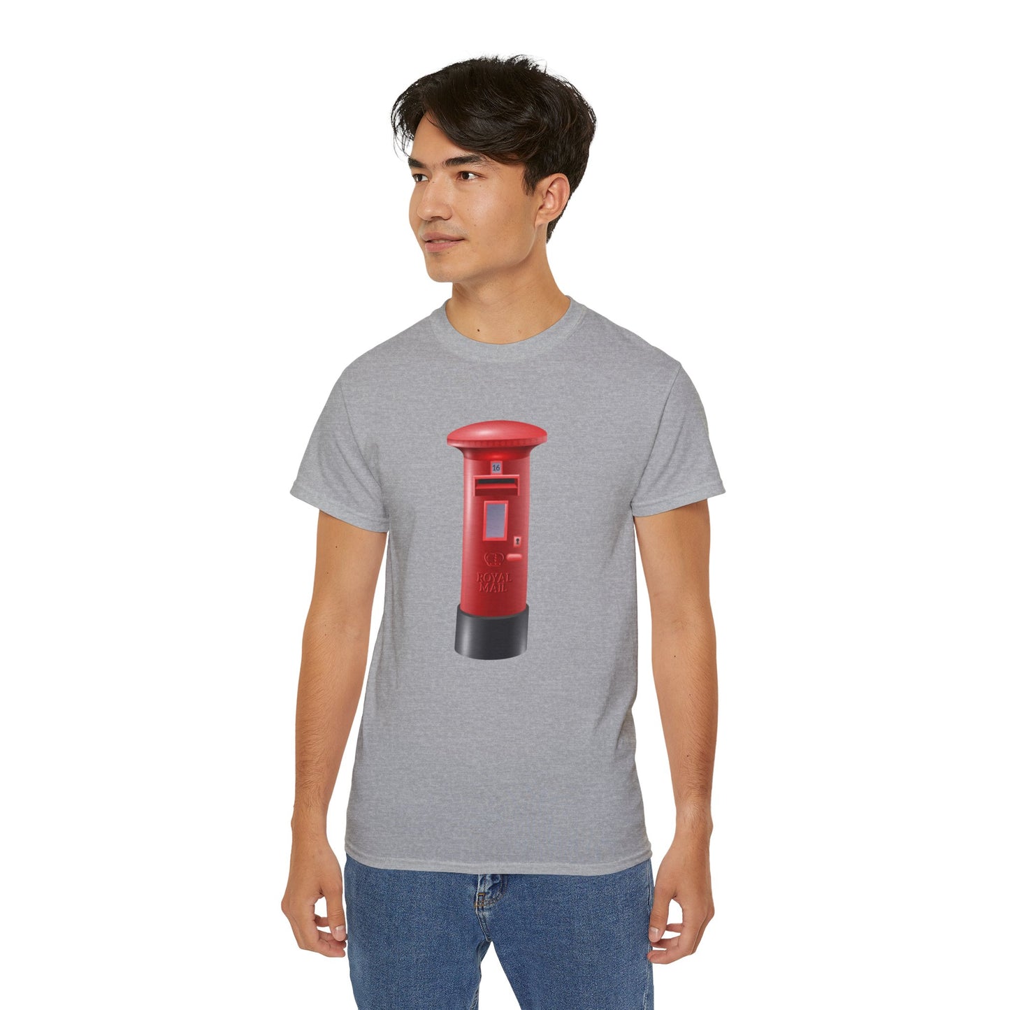 Unisex Ultra Cotton Tee - Classic UK Royal Mailbox