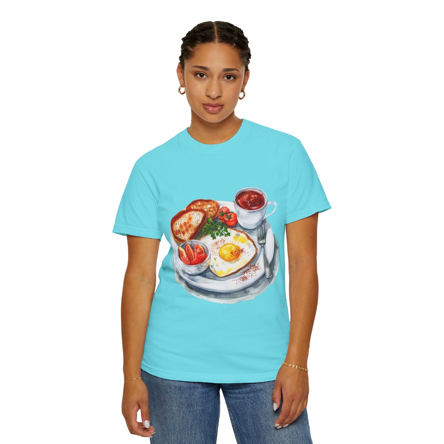 Unisex Garment-Dyed T-shirt - Hearty & Wholesome - Classic British Cuisin
