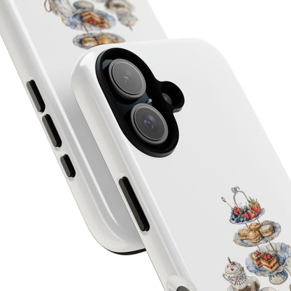 Chic Tea Party Phone Case - Stylish Tough Cases for Tea Lovers