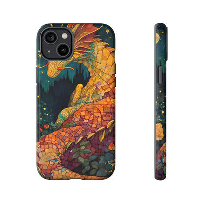 Dragon Art Phone Case, Tough Phone Cover, Fantasy Gift, Unique Mobile Accessory, Dragon Lover Gift, Stylish Protection